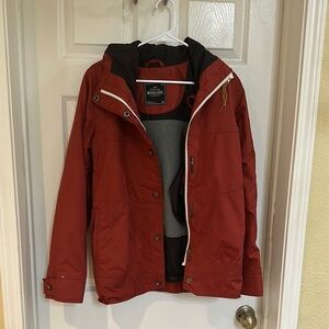 HOLDEN Burnt Orange Hooded Snow Jacket MEDIUM